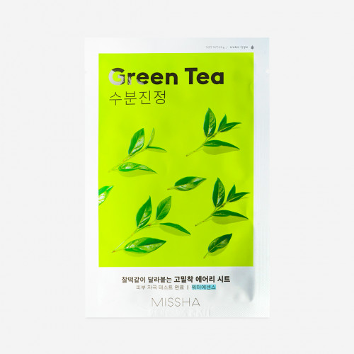 Facial tissue mask with green tea extract, 19 g