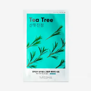 Тканинна маска для обличчя з екстрактом чайного дерева Missha Airy Fit Sheet Mask, 19 гр