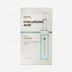 Moisturizing face sheet mask with hyaluronic acid 27 ml