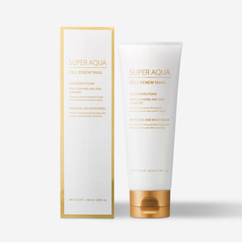 Facial foam with snail extract, 100 ml