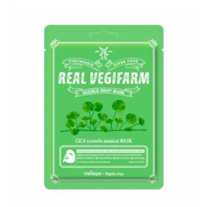 Maseczka materiałowa z ekstraktem z Centella Asiatica Fortheskin Real Vegifarm