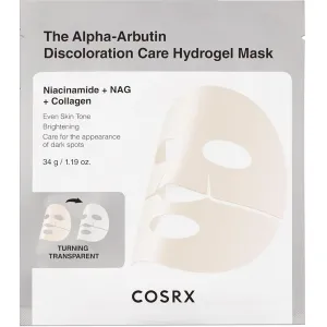 Hydrożelowa maska rozjaśniająca z alfa-arbutyną COSRX Arbutin Discoloration Hydrogel Mask, 1 szt.