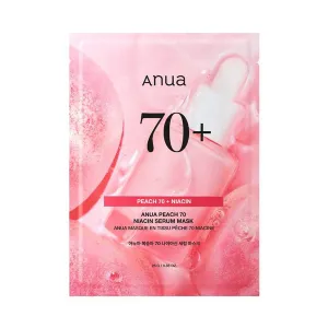 Brightening sheet mask with peach extract ANUA Peach 70 Niacin Serum Mask, 25ml 1PCS