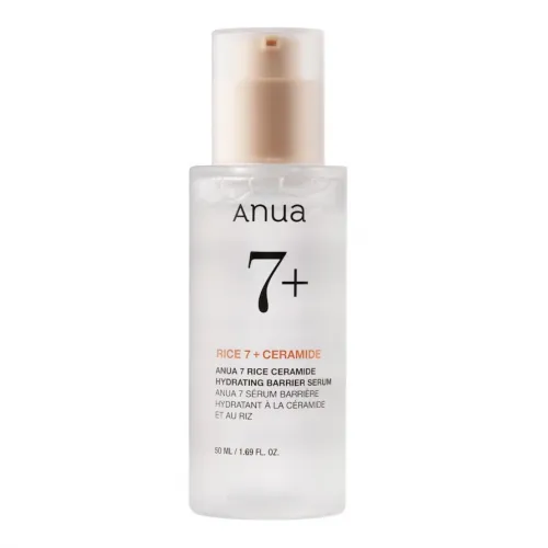 Brightening serum with rice extract ANUA 7 Rice Ceramide Hydrating Barrier Serum, 50ml