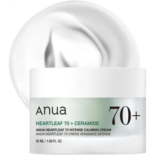 Заспокійливий крем для обличчя з екстрактом сердцелистника ANUA Heartleaf 70%, 50 мл