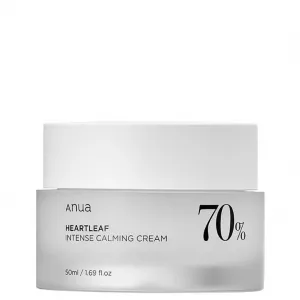 Kojący krem do twarzy z ekstraktem z Houttuynia cordata ANUA Heartleaf 70%, 50 ml