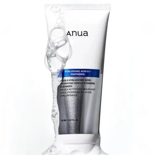 Anua 8 Hyaluronic Acid Hydrating Gentle Foaming Cleanser, 150ml