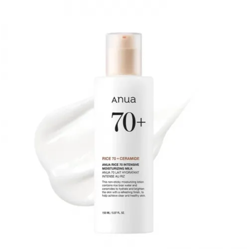 ANUA Rice 70 Intensive Moisturizing Milk for Face, 150ml