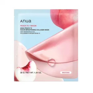 Rozjaśniająca kolagenowa maska do twarzy ANUA Peach 70 Niacin Brightening Collagen Mask, 1 szt.