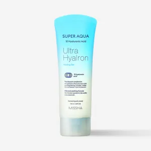 Żel-peeling do twarzy oczyszczający z kwasem hialuronowym Missha Super Aqua Ultra Hyalron, 100 ml