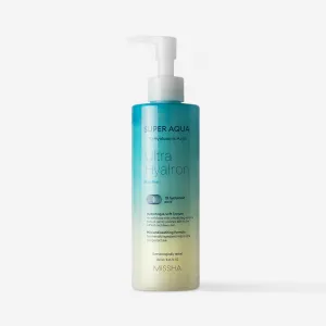 Delikatny peeling do twarzy z kwasem hialuronowym MISSHA Super Aqua Ultra Hyalron, 250 ml