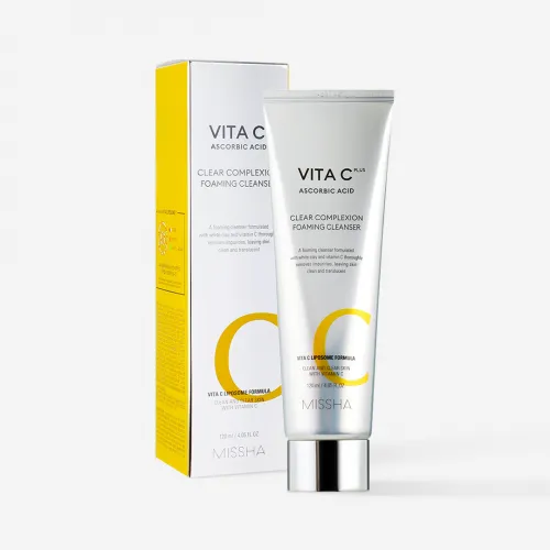 Cleansing Facial Foam with Vitamin C, 120 ml