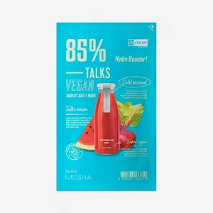 Maseczka w płachcie Nawilżająca MISSHA Talks Vegan, 27 g