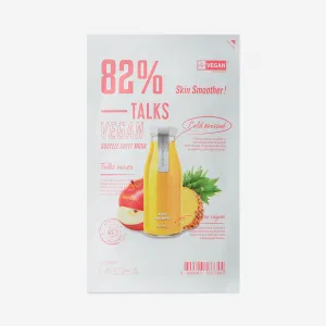 Maska złuszczająca w płachcie MISSHA Talks Vegan, 27 g