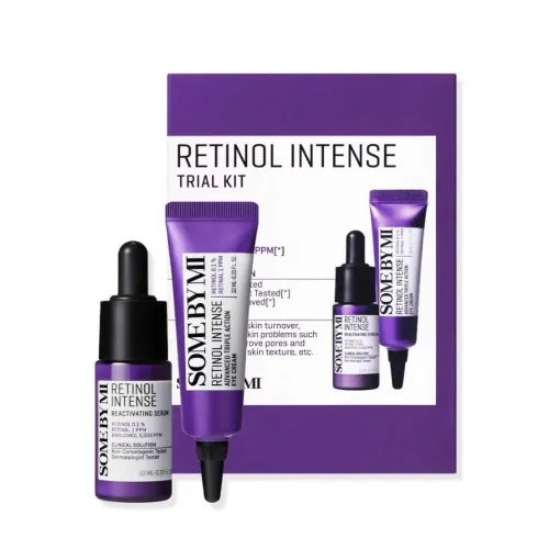 Set of miniatures with retinol SOME BY MI Retinol Intense Trial Kit 10 ml + 10 ml