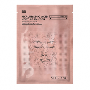 Moisturizing fabric mask with hyaluronic acid