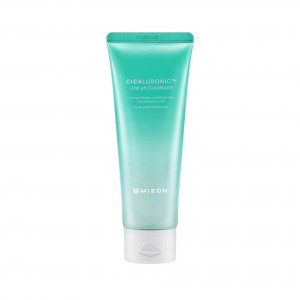 Facial foam cleanser with low pH