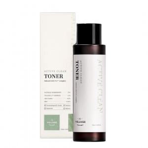 Active cleansing facial toner