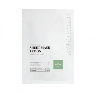 Maseczka w płachcie z ekstraktem z cytryny Village 11 Factory active clean