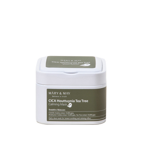 Soothing fabric mask with tea tree extract