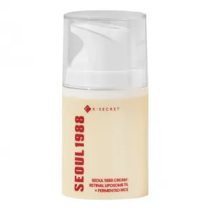 Антивіковий крем для обличчя з ретиналем K-SECRET SEOUL 1988 Cream Retinal Liposome 1% + Fermented Rice, 50мл