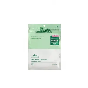 Maseczka do twarzy z witaminą A i kwasem cynkowym VT COSMETICS - Cica Reti-A 7, 1pcs