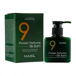 Non-washable balm with proteins for damaged hair MASIL 9 Protein Perfume Silk, 180 ml
