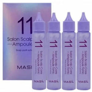 Ampułkowy tonik do skóry głowy Masil 11 Salon Scalp Care Ampoule Tonic, 4x30ml