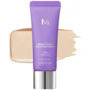 BB krem MISSHA M Perfect Cover jasny beż SPF50 / PA+++ Nr 21 20 ml