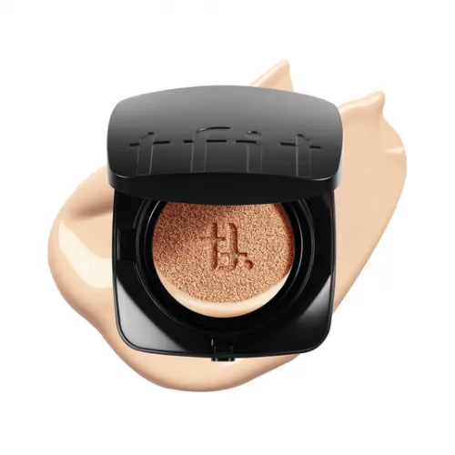 Cushion with a thin coating and a radiant finish TFIT Layering Fit Glow Cushion W01 Vanilla, 15g