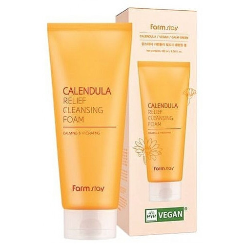 Cleansing foam with calendula, 180ml