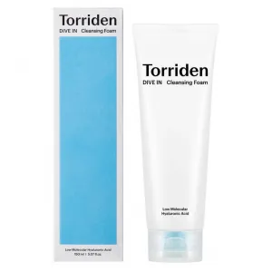 Pianka do mycia twarzy z kwasem hialuronowym TORRIDEN Dive In Low, 150 ml