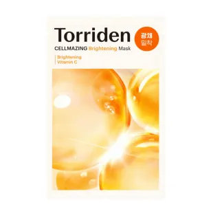 Odświeżająca maska w płachcie Torriden Cellmazing Vita C Brightening Mask, 1 szt.