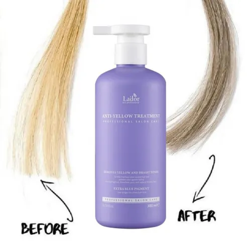 Mask against hair yellowness La'dor Anti Yellow, 300ml