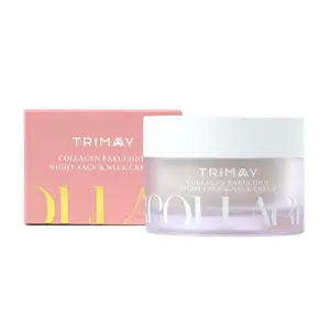 Nocny krem do twarzy i szyi TRIMAY Collagen Bakuchiol Night Face & Neck Cream, 50 ml