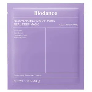 Kolagenowa maska do twarzy z PDRN Biodance Rejuvenating Caviar PDRN Real Deep Mask, 1 szt.