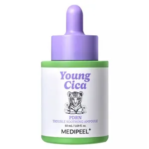 Kojące ampułkowe serum z PDRN i egzosomami MEDI-PEEL Young Cica PDRN Trouble Soothing Ampoule, 50ml