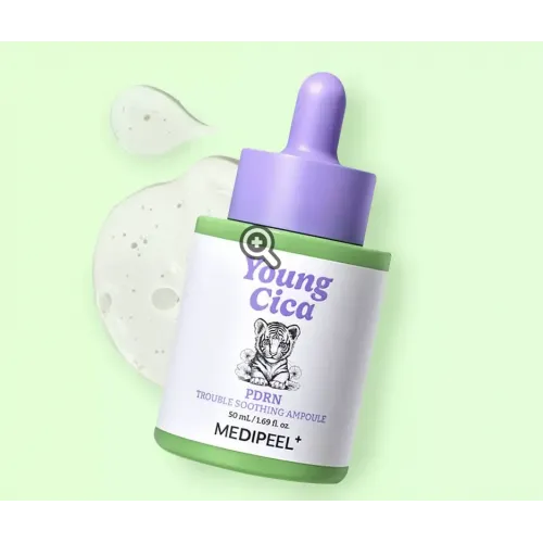Kojące ampułkowe serum z PDRN i egzosomami MEDI-PEEL Young Cica PDRN Trouble Soothing Ampoule, 50ml