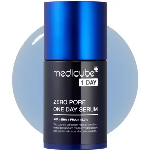 MEDICUBE Zero Pore One Day Serum z kwasami do skóry z rozszerzonymi porami, 30 ml