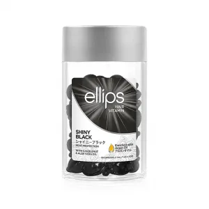 Витаминные капсулы для темных волос Ellips Hair Vitamin Shiny Black with Kemeri & Aloe Vera, 50 капсул
