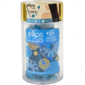 Olej do włosów Ellips hair vitamin pure natura with blue lotus extract "Moc Lotosu", 50 szt. x 1 ml