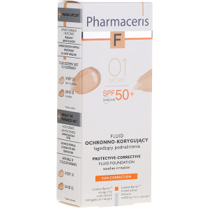 Pharmaceris F Fluid Podkład Ochronno-Korygujący SPF 50+