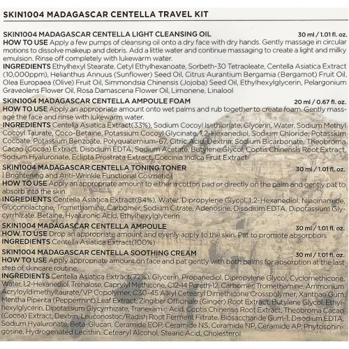SKIN1004 Madagascar Centella Travel Kit Box version