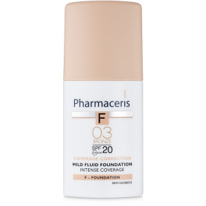 Pharmaceris F Intense Coverage Mild Fluid Foundation SPF20, 30ml