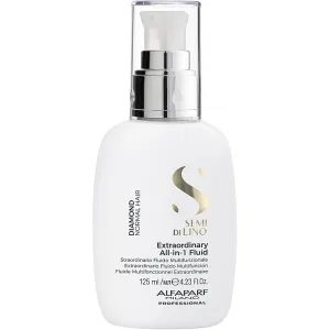 Uniwersalny fluid bez spłukiwania do włosów normalnych Alfaparf Milano Semi di Lino Diamond, 125 ml