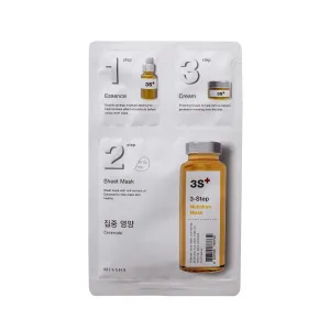 Trzystopniowa maska do twarzy odżywcza Missha 3-Step Nutrition Face Mask 1,5 gr + 22 gr + 1,5 gr