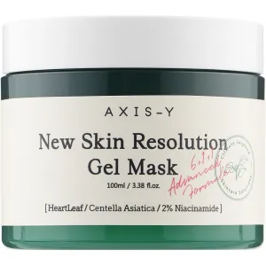 Заспокійлива гелева маска для обличчя AXIS-Y New Skin Resolution Gel Mask, 100 мл