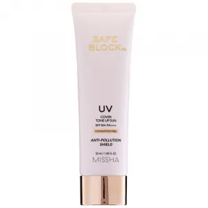 Krem przeciwsłoneczny, MISSHA Safe Block RX SPF50 + / PA ++++, 50 ml