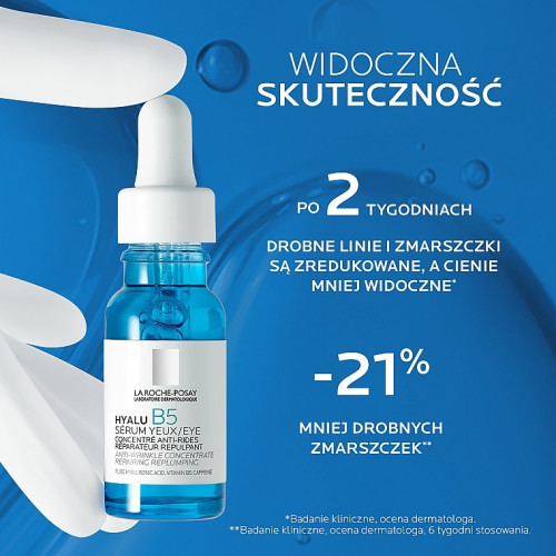 Serum dermatologiczne ujędrniające przeciwzmarszczkowe pod oczy do skóry wrażliwej