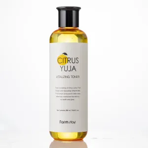 Tonik do twarzy z ekstraktem z yuzu FarmStay Citrus Yuja, 280 ml